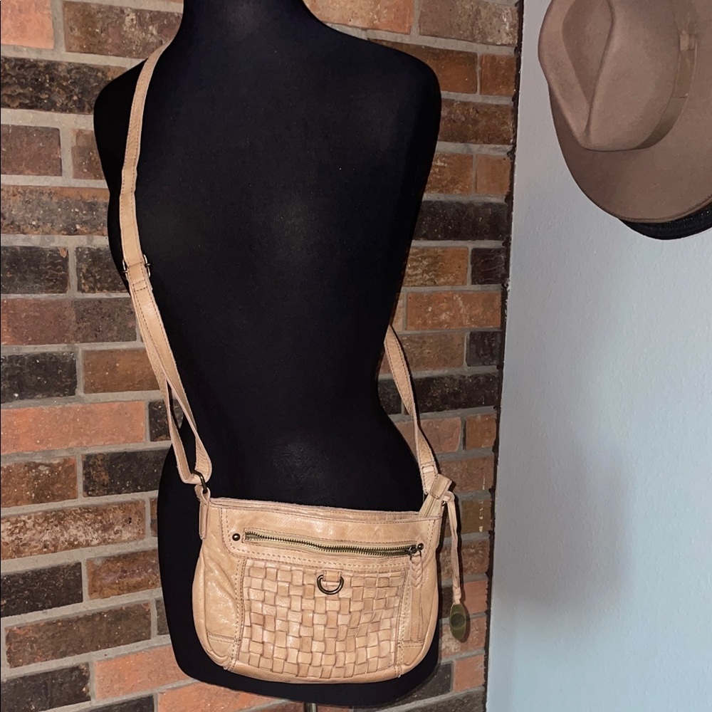 Born Tan‎ Leather Crossbody Bag